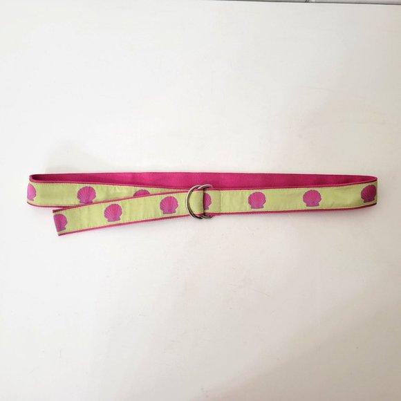 Pink and Green Seashell D Ring Belt Toe Goz - Picture 2 of 5